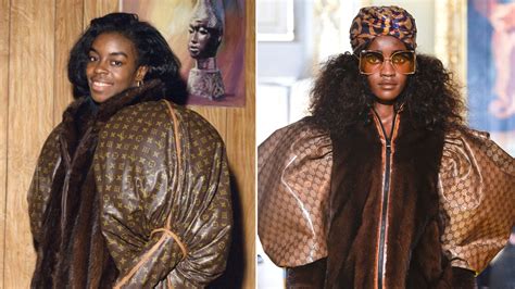 Gucci Cruise Collection Look Compared to Vintage Dapper Dan 